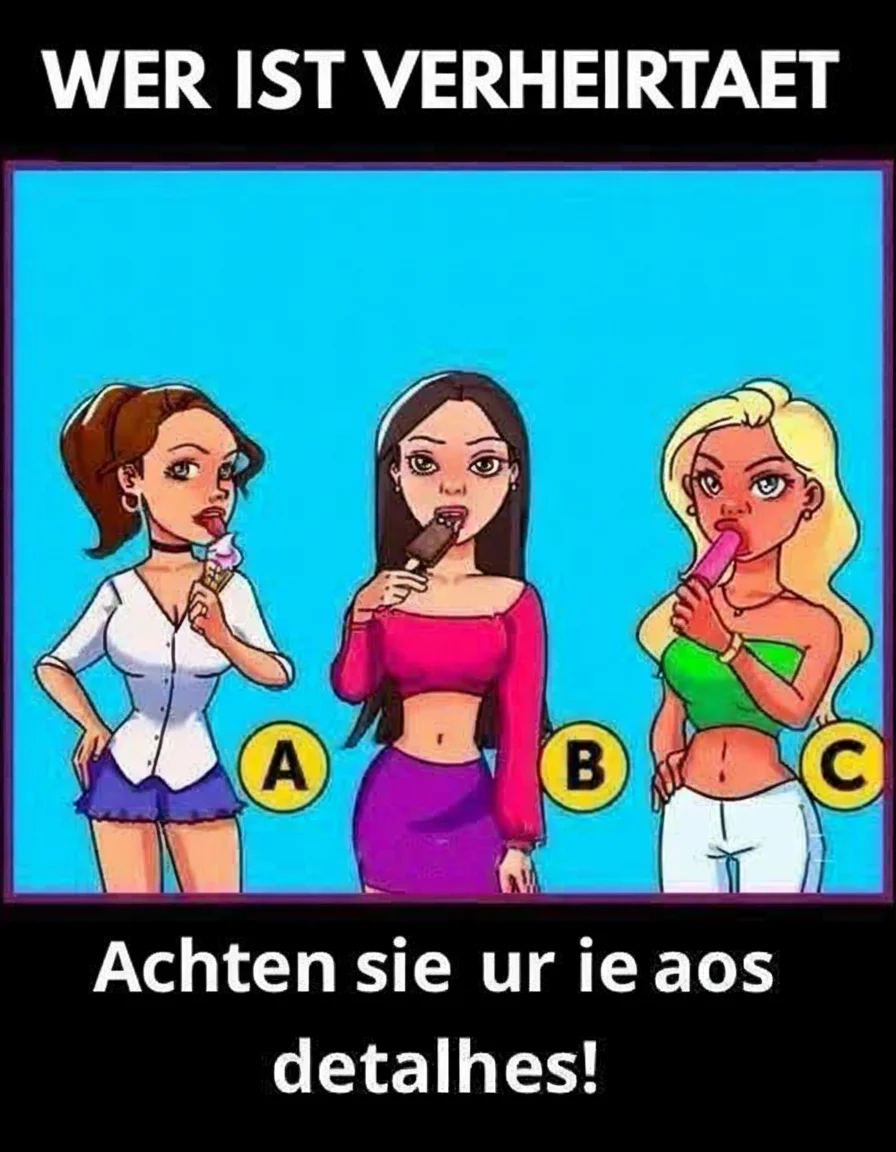 Test: Welche dieser Frauen ist verheiratet? Entdecken Sie den versteckten Hinweis