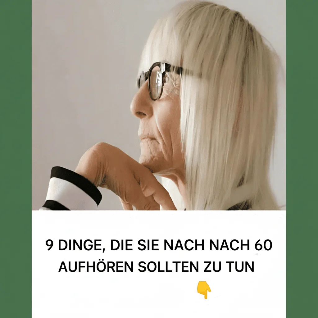 Das Leben beginnt mit 60: 9 Gewohnheiten, die Sie aufgeben sollten, um leichter zu leben