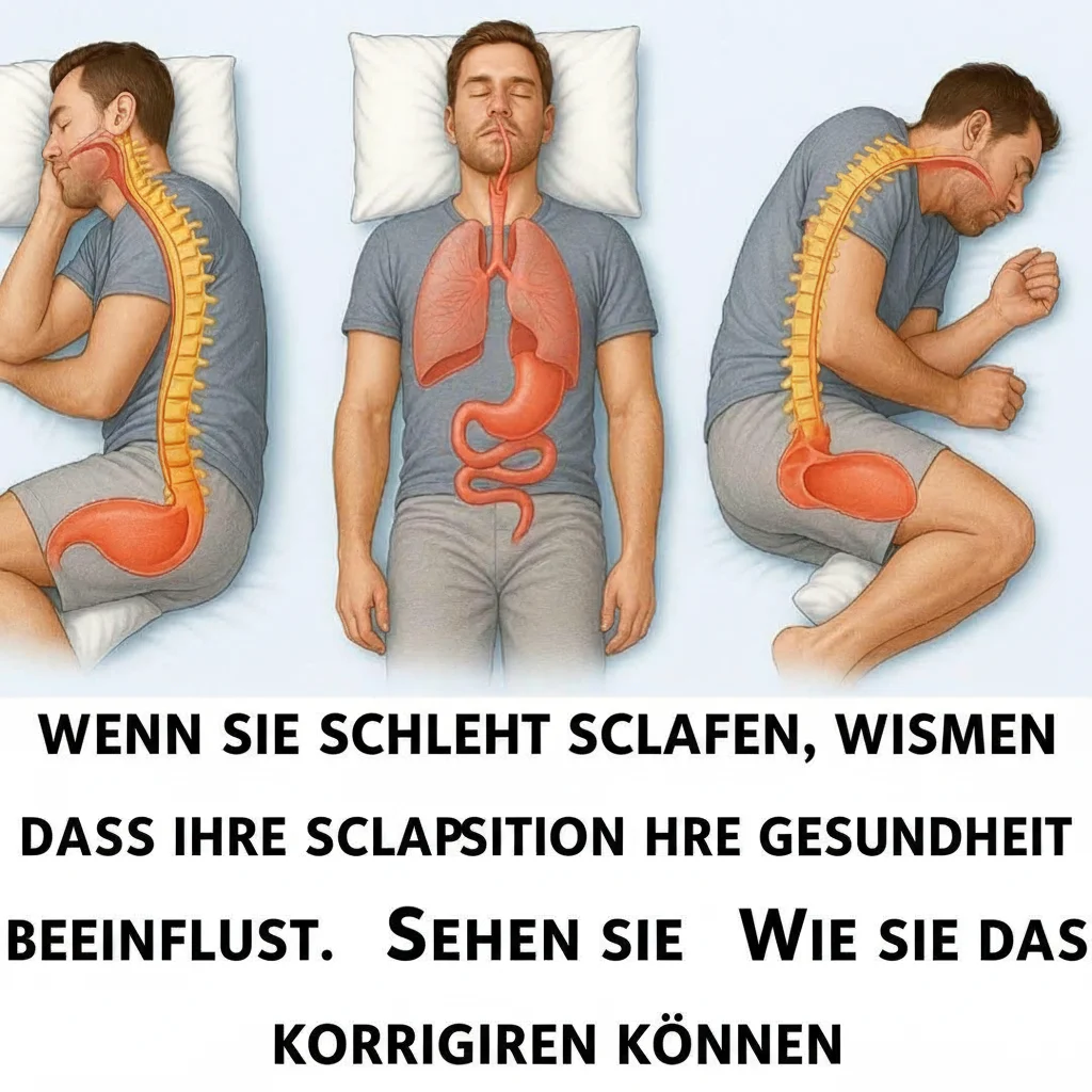 Der unerwartete Einfluss: Wie Ihre Schlafposition Ihre Gesundheit und Ihr Wohlbefinden prägt