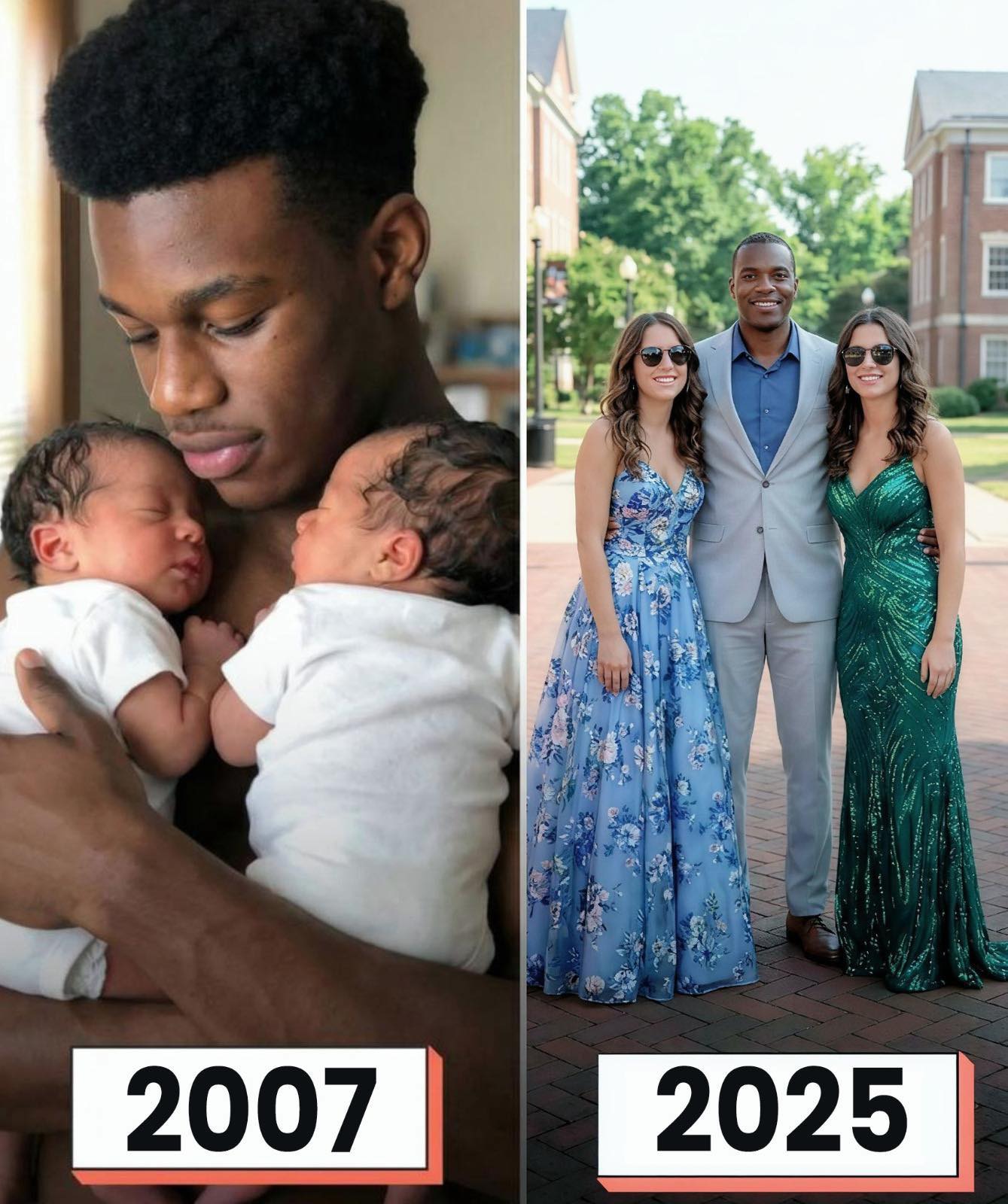 Meine Frau hat unsere blinden neugeborenen Zwillinge verlassen — 18 Jahre später kam sie mit einer Bitte zurück, die mich zerstörte