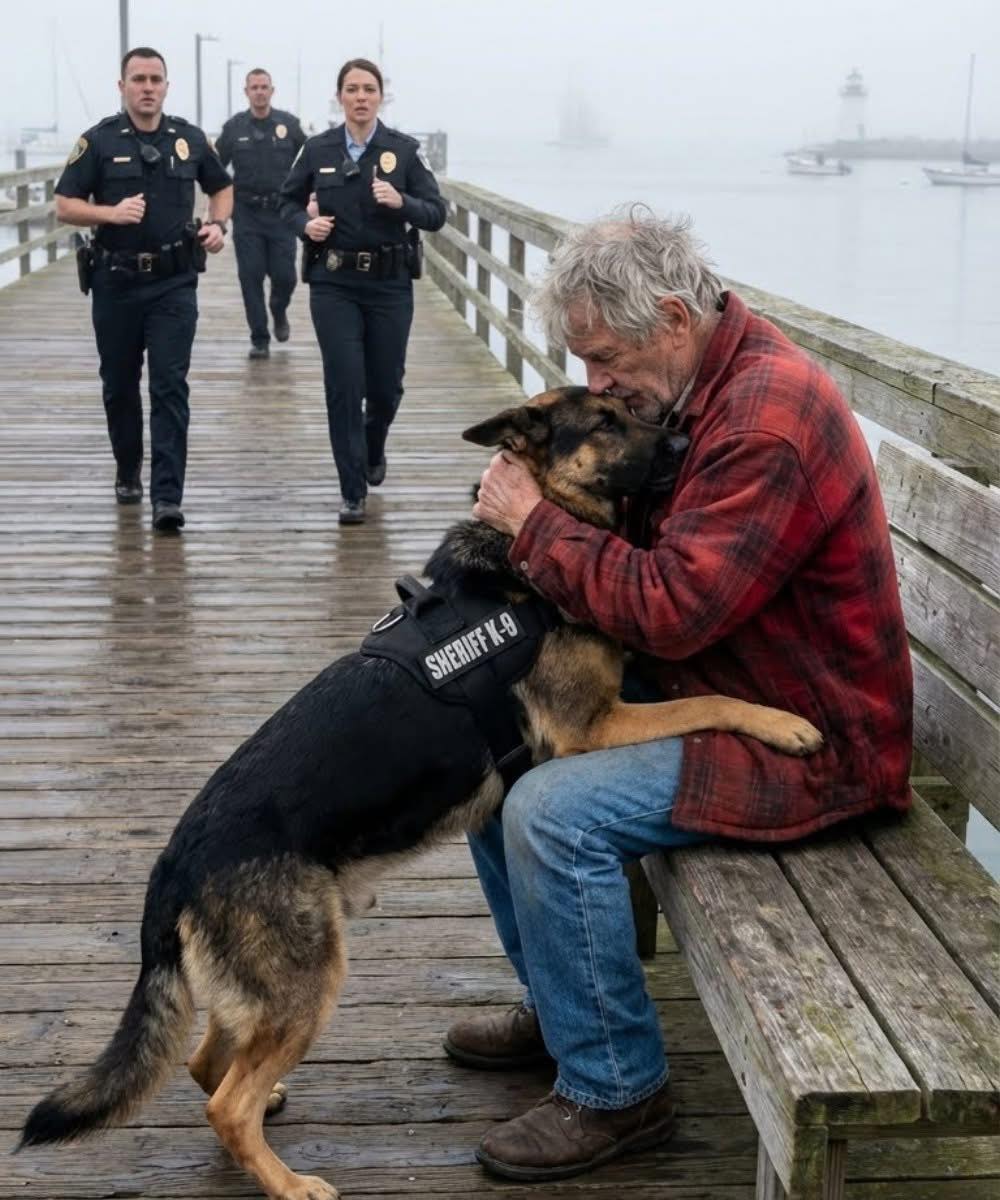 Unerwartetes Wiedersehen: Polizeihund weigert sich anzugreifen – der Grund überrascht alle