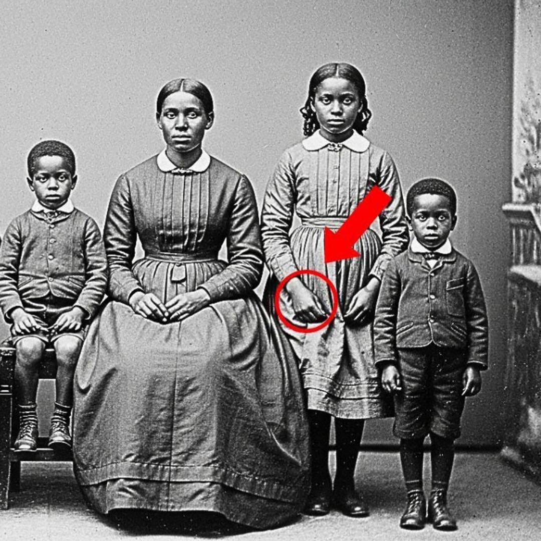 Ein scheinbar gewöhnliches Familienfoto von 1872: Die Hand des Mädchens birgt ein erstaunliches Geheimnis