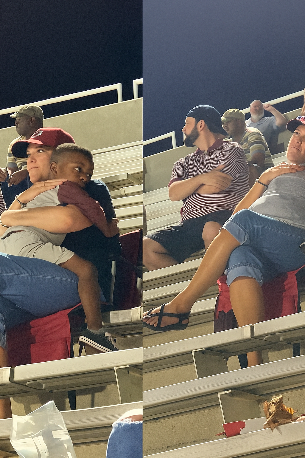 Ich ließ den Sohn eines Fremden auf mir einschlafen – und erst später erfuhr ich, warum er wirklich allein war