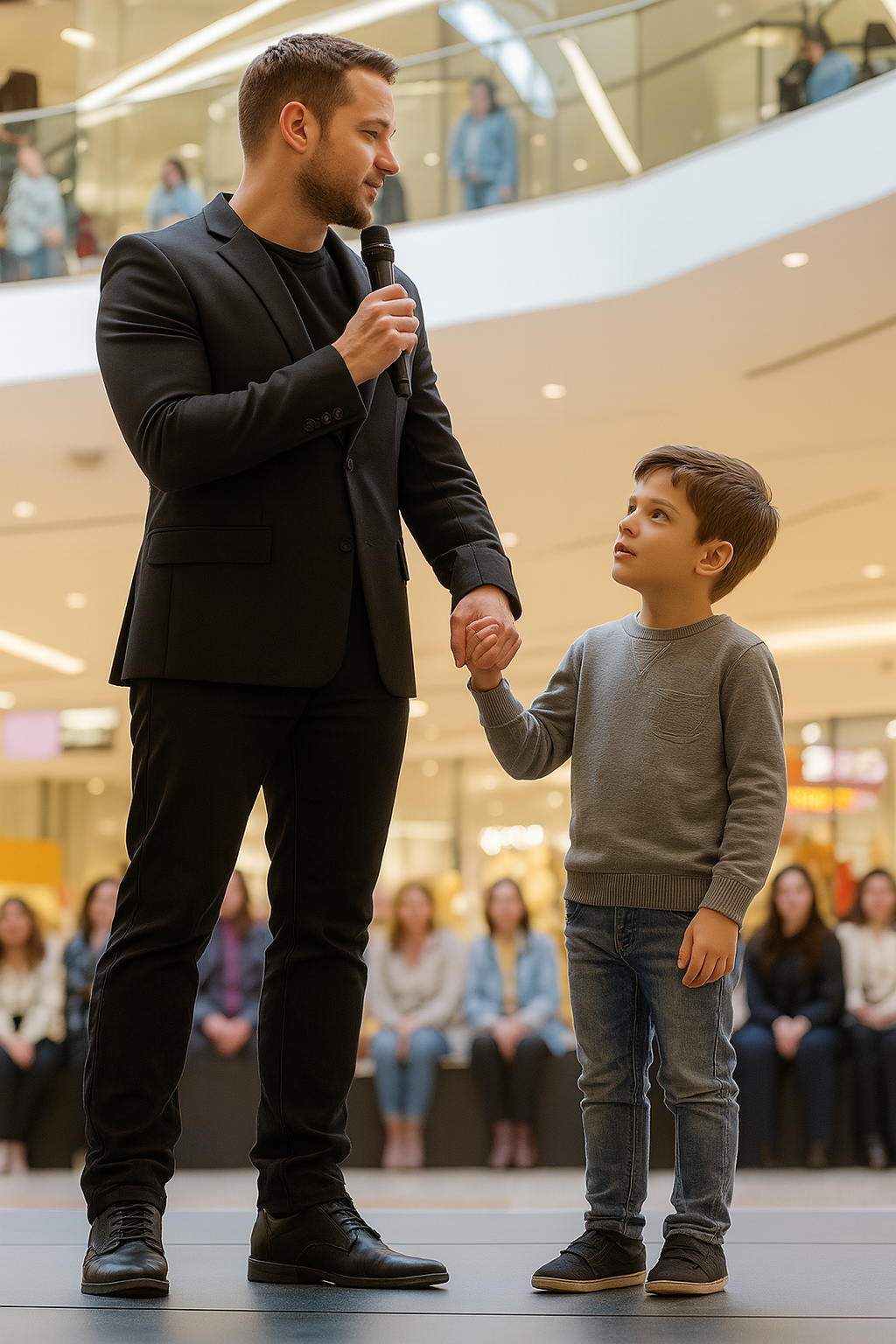 Ich sah einen Mann auf der Bühne mit dem gleichen Muttermal wie ich