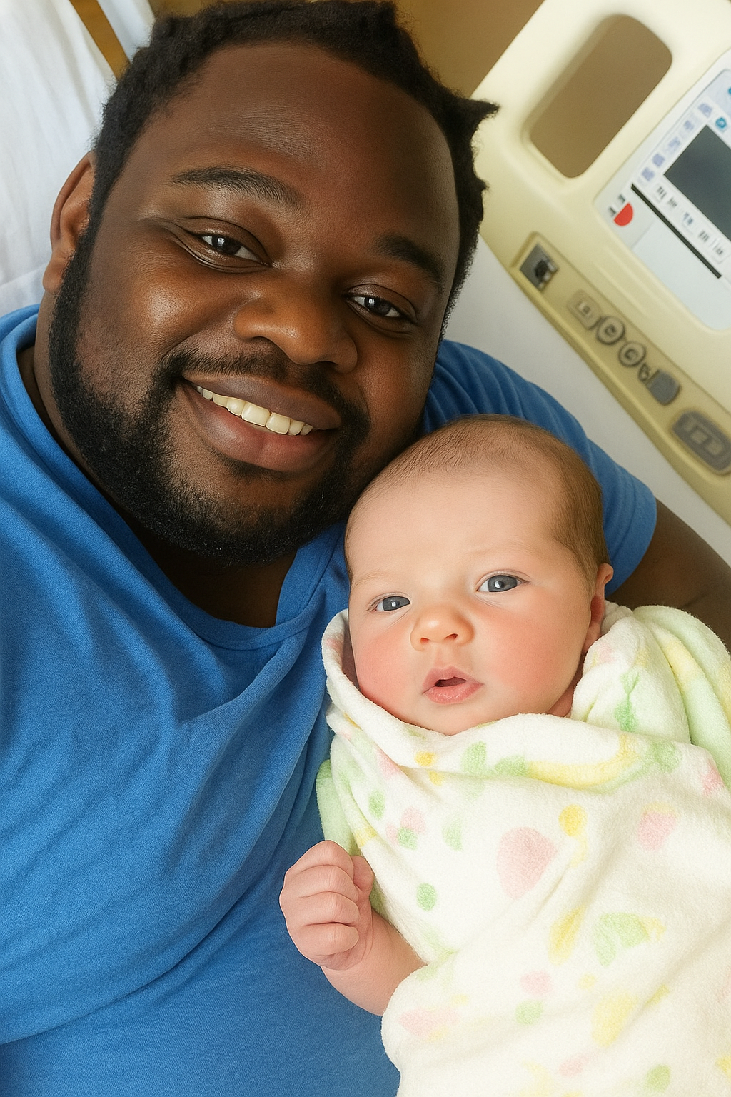 ICH WAR KURZ DAVOR, ZU GEHEN, NACHDEM ICH UNSER BABY GESEHEN HATTE.