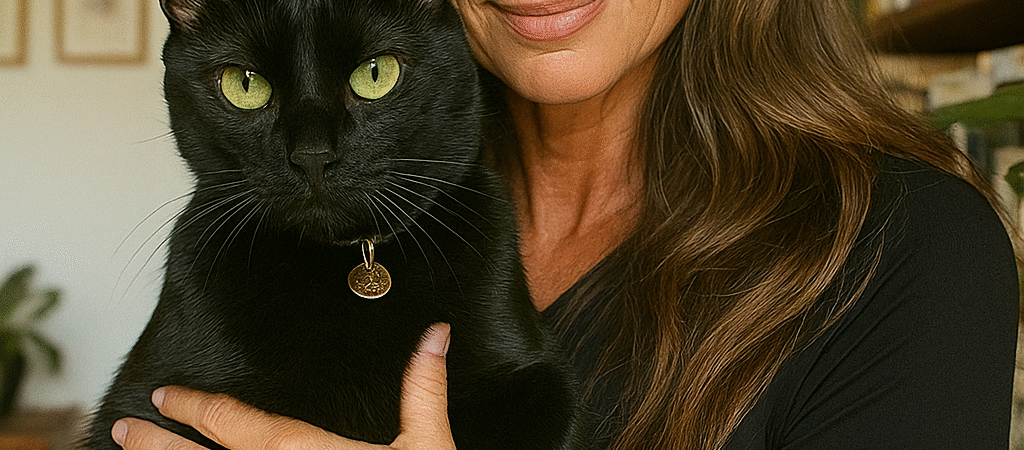 Ich fand eine Katze mit einem Namensschild in meinem Garten – nachdem ich die Nummer angerufen hatte, lehnte ich 100.000 $ ab, aber fand das wahre Glück
