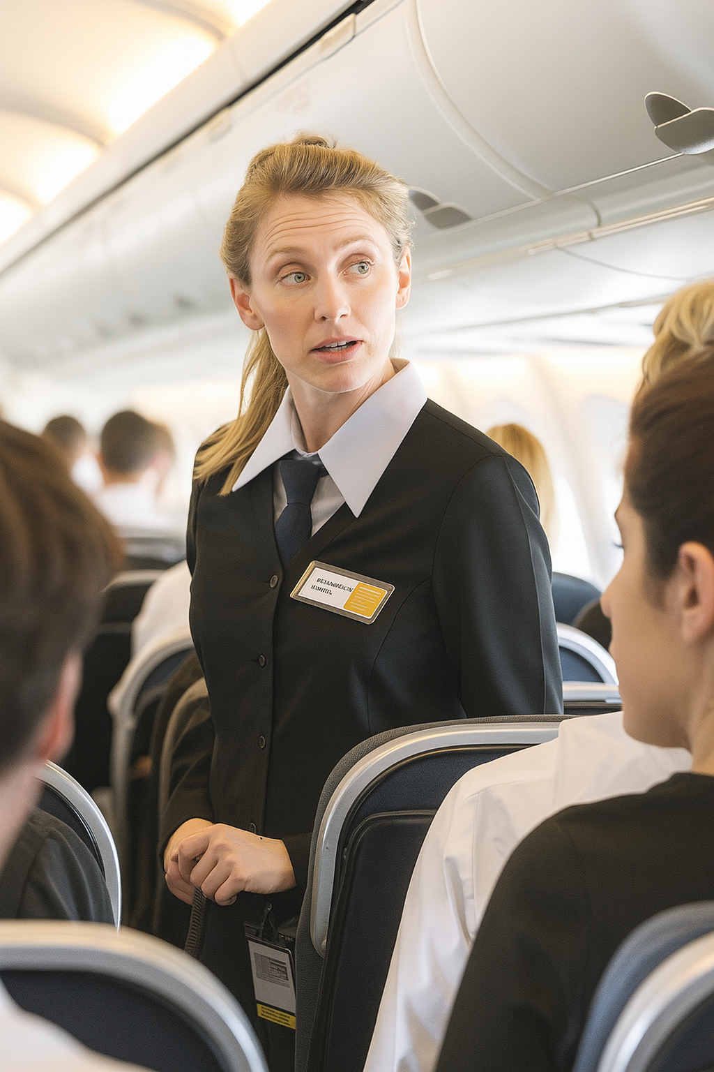 Anspruchsvolles Paar im Flugzeug verlangt, dass ich mein Gesicht bedecke, weil sie meine Narben „erschrecken“ — Flugbegleiterin und Kapitän setzen sie in ihre Schranken