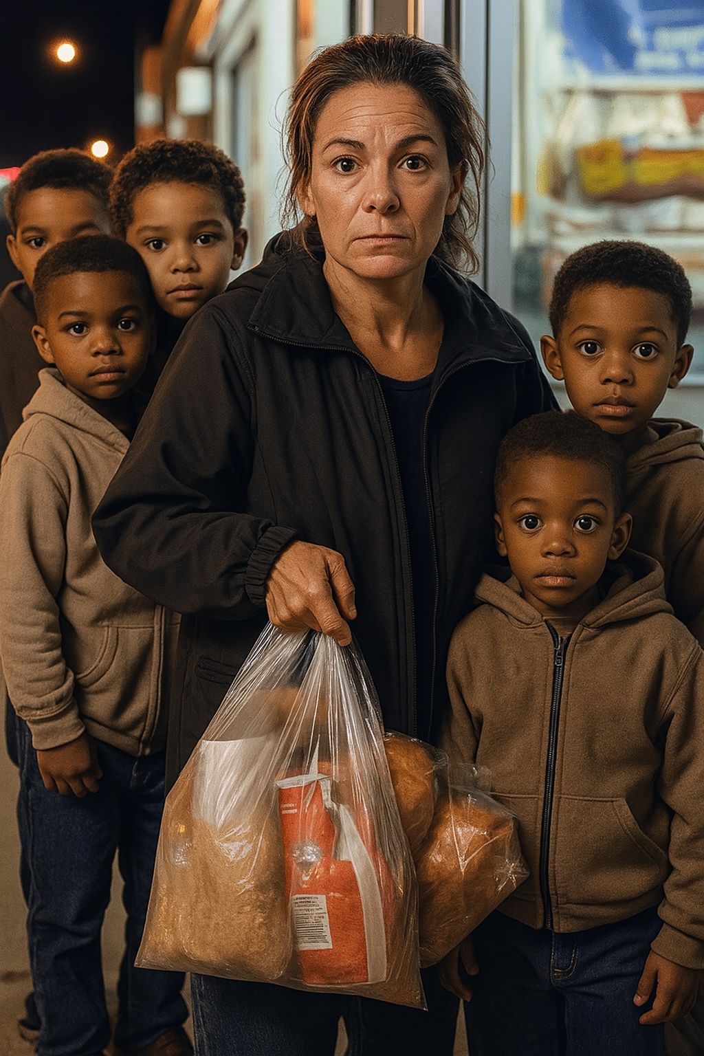 Mutter von Fünflingen kann ihre Einkäufe nicht bezahlen — bis eine Stimme hinter ihr sagt: „Der Betrag wurde bereits bezahlt“