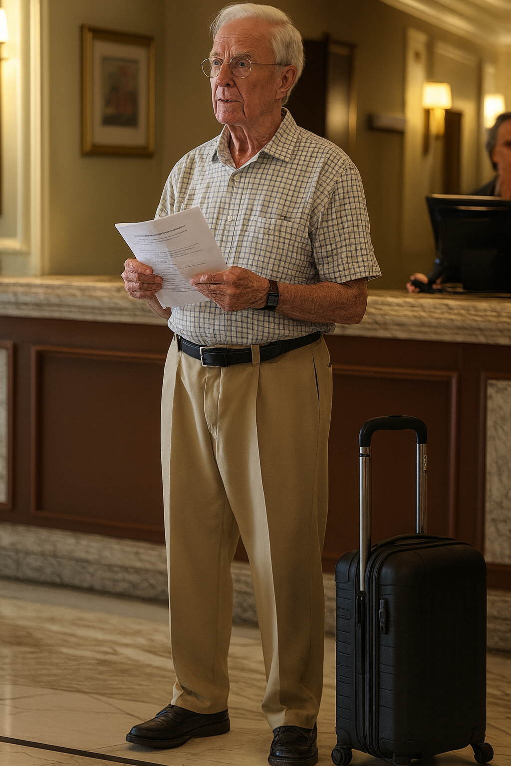 Meine Familie ließ Opa im Hotel zurück, um nicht zu bezahlen – sie wussten nicht, dass ich der falsche Enkel war, mit dem man sich anlegt