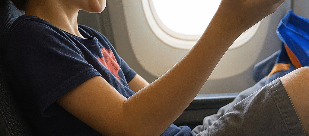 Teenager in der Business-Class warf Chips auf mich, während sein Vater lachte – Sie ahnten nicht, dass sie es eine Stunde später bereuen würden