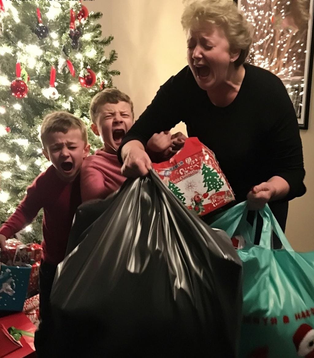 Meine Schwiegermutter Kam Zu Uns Nach Hause, Packte Alle Weihnachtsgeschenke, Die Sie Meinen Kindern Gemacht Hatte, und Nahm Sie Mit