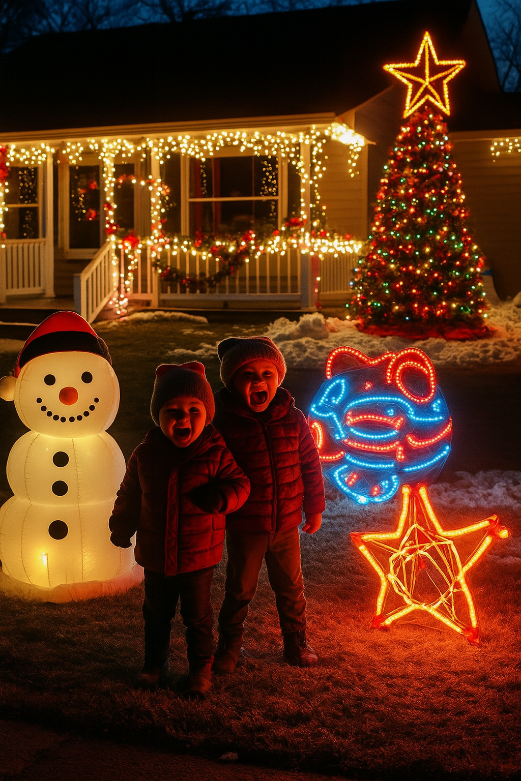 Meine Nachbarin Weigerte Sich, Ihre Kinder Davon Abzuhalten, Meine Weihnachtsdekoration Im Vorgarten Zu Zerstören