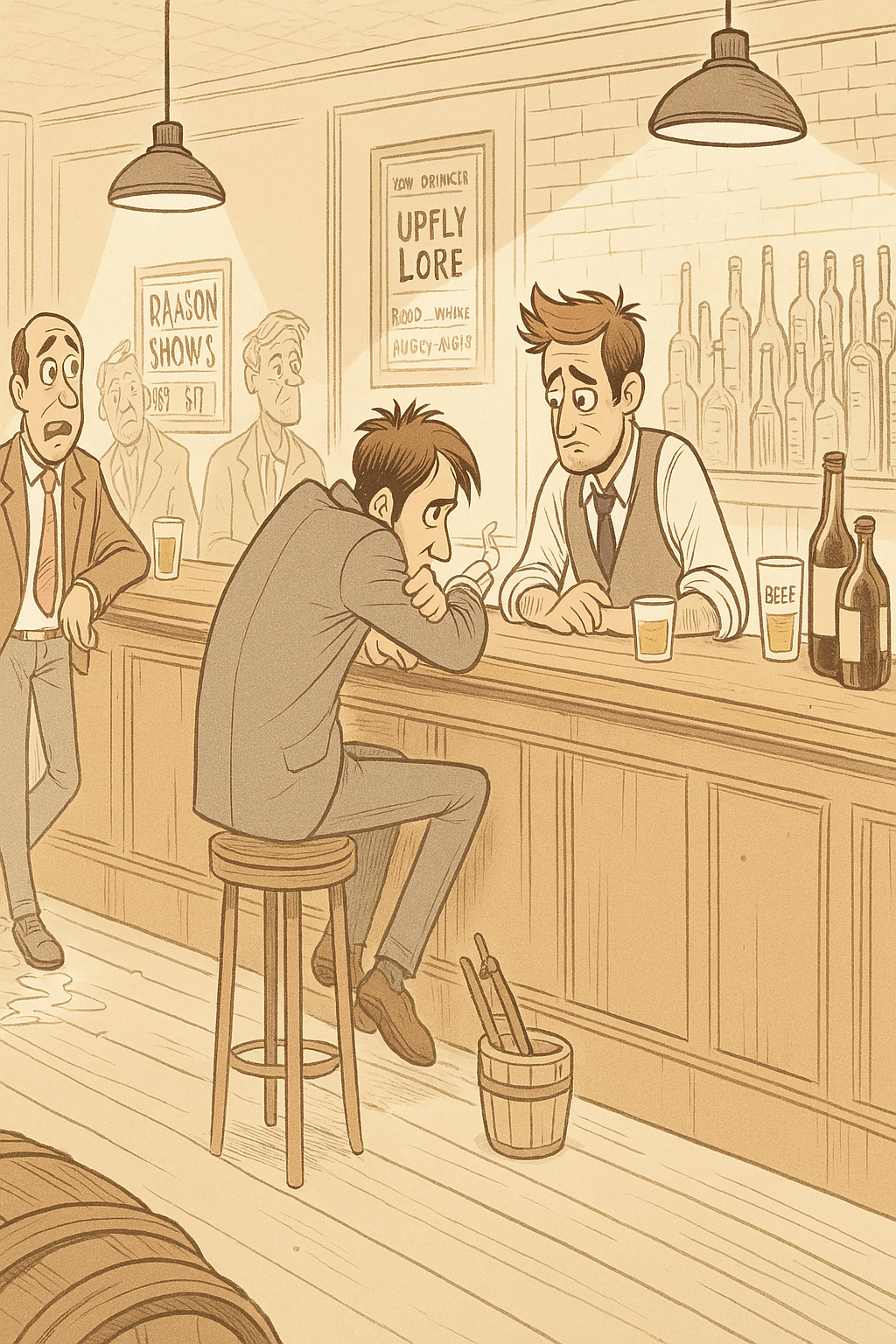 Die Tragödie an der Bar