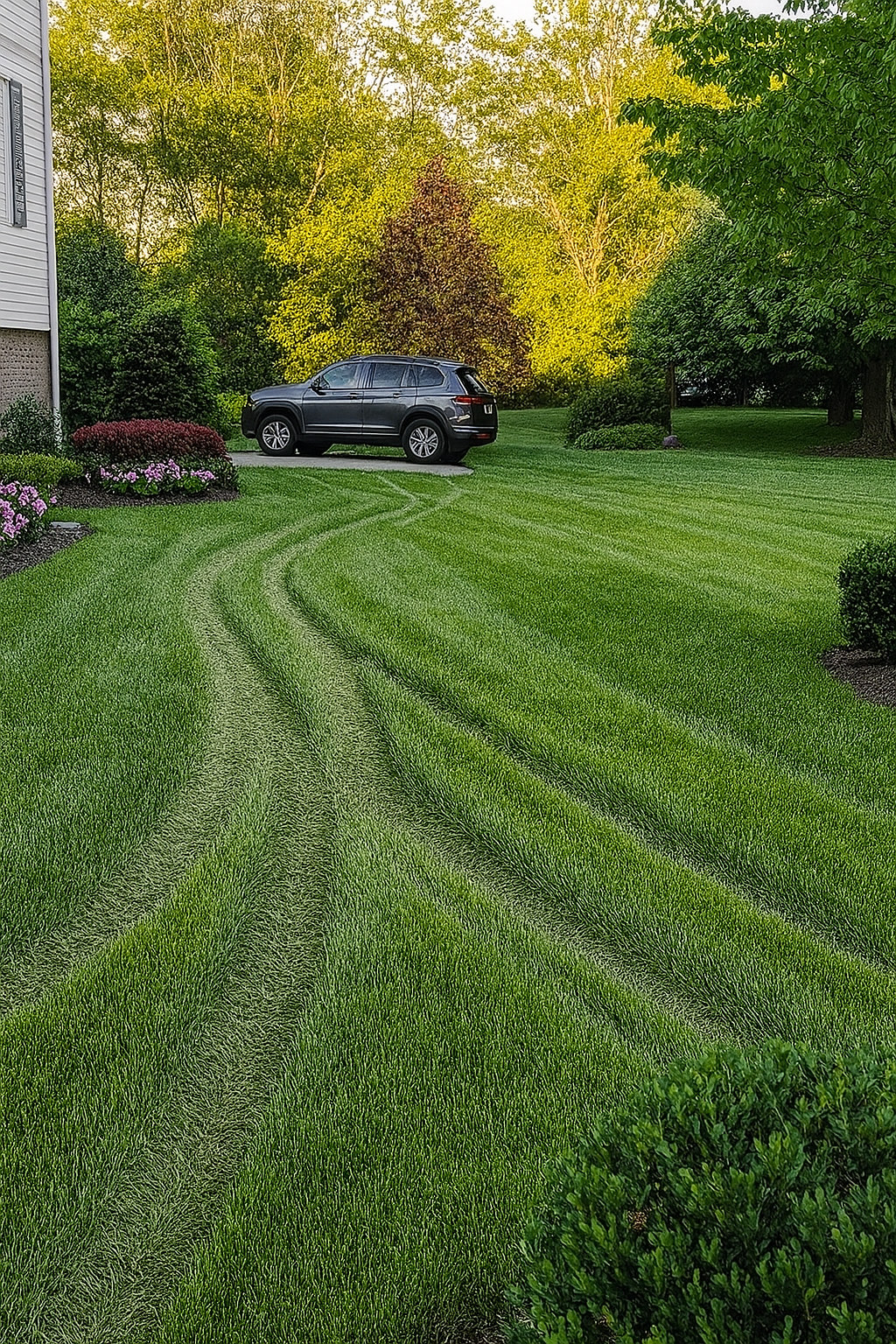 Meine Nachbarin fuhr jeden Tag über meinen Rasen, um eine Abkürzung zu ihrem Garten zu nehmen – also brachte ich ihr eine kreative Lektion bei
