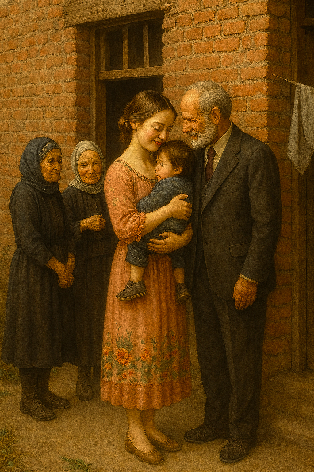 Mira kehrte aus dem Ausland zurück – ohne Ehering, ohne Erklärung. Einst der Stolz des Dorfes, nun Ziel von Scham und Getuschel.