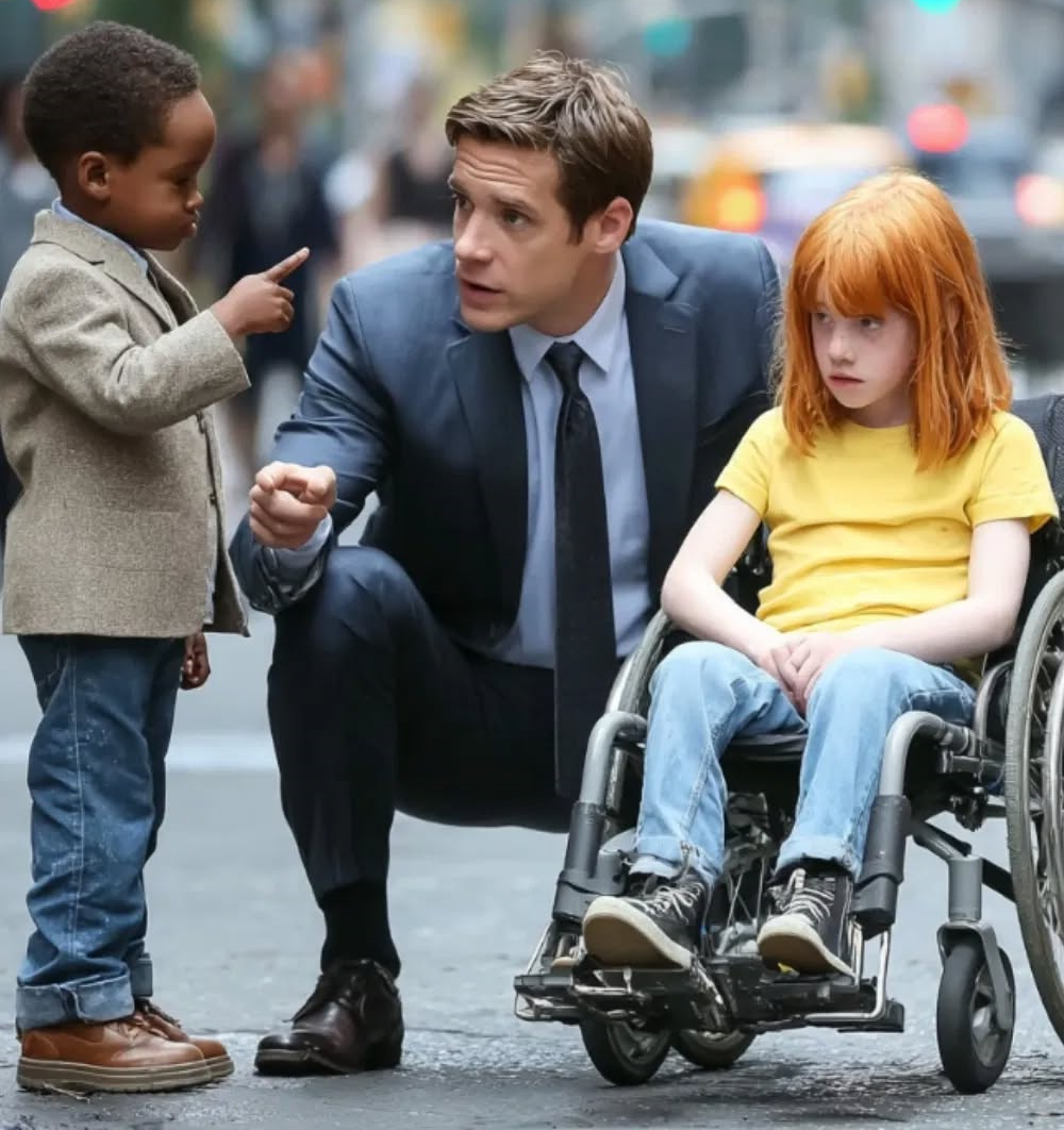 „Herr, ich kann Ihre Tochter ins Leben zurückholen“, sagte der Junge von der Straße. Der Geschäftsmann sah sich um – und erstarrte.