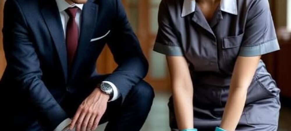 Sie sprach drei Jahre lang nicht – bis ein Mann in eine Bankfiliale kam und sich vor der Reinigungskraft hinkniete