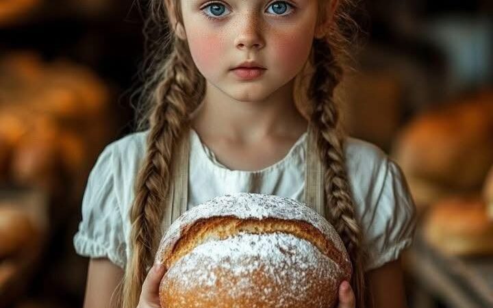 Das hungrige Mädchen bat den Bäcker um ein Stück Brot, aber sie aß es nicht. Der Bäcker war überrascht, als er erfuhr, warum.