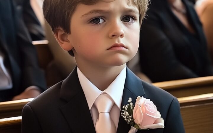 Auf der Hochzeit meiner Schwester packte mein Sohn meine Hand und flüsterte: „Mama… wir müssen jetzt gehen!“