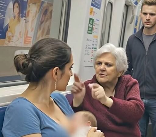 In der U-Bahn wurde eine junge Mutter beschimpft, weil sie ihr Baby stillte