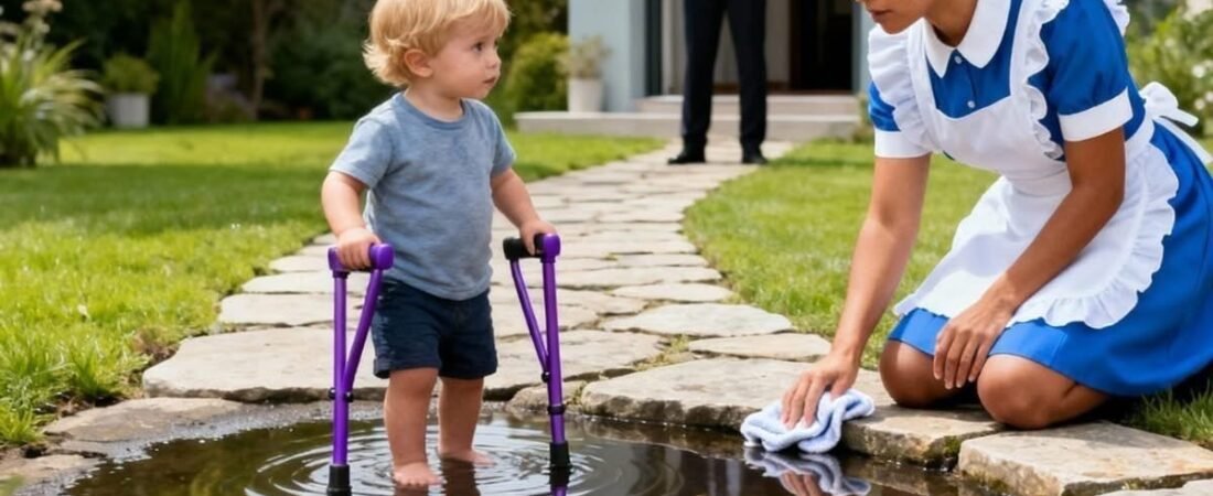 Er kam früher als erwartet nach Hause und rechnete mit Stille…