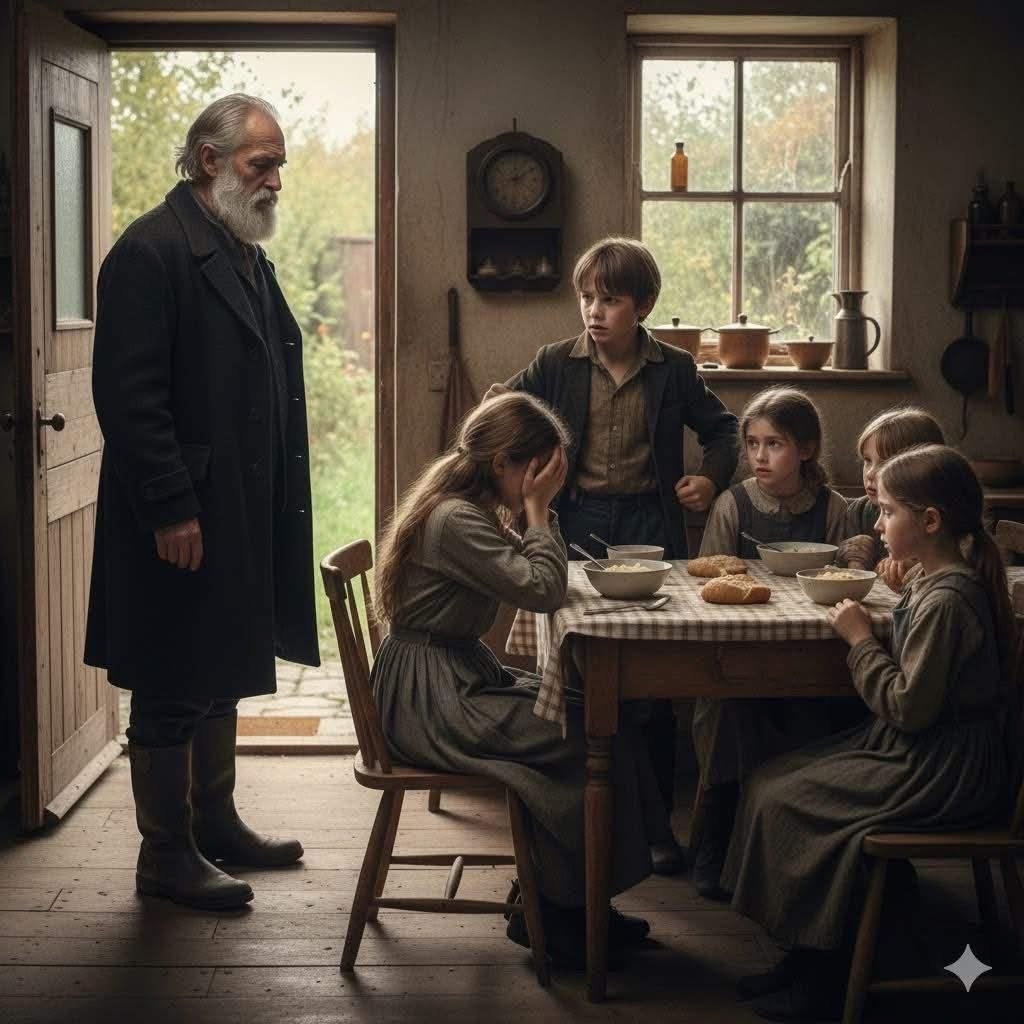 EINE LEDIGE MUTTER MIT VIER KINDERN LIEß EINEN FREMDEN IN IHR KLEINES HAUS