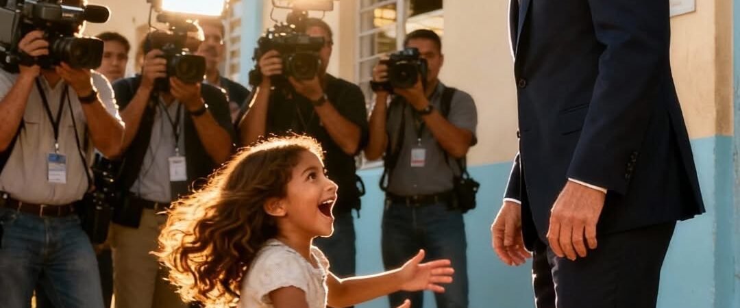 Ein Millionär besucht ein Waisenhaus.