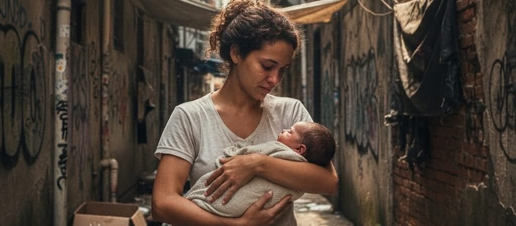 Das arme Mädchen, das ein ausgesetztes Baby rettete…