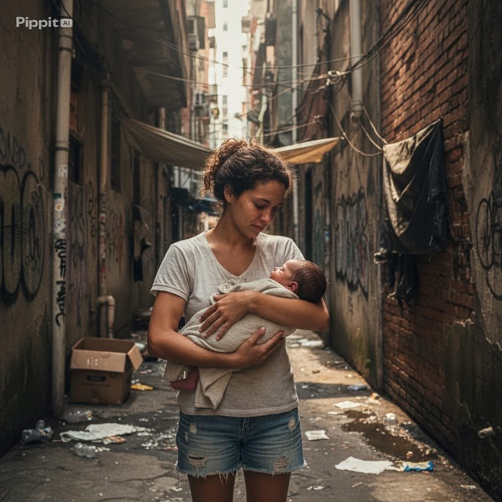 Das arme Mädchen, das ein ausgesetztes Baby rettete…