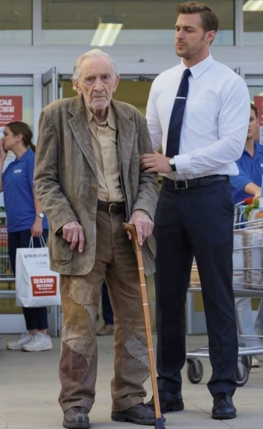 Mit neunzig Jahren verkleidete ich mich als Obdachloser und betrat meinen eigenen Supermarkt.