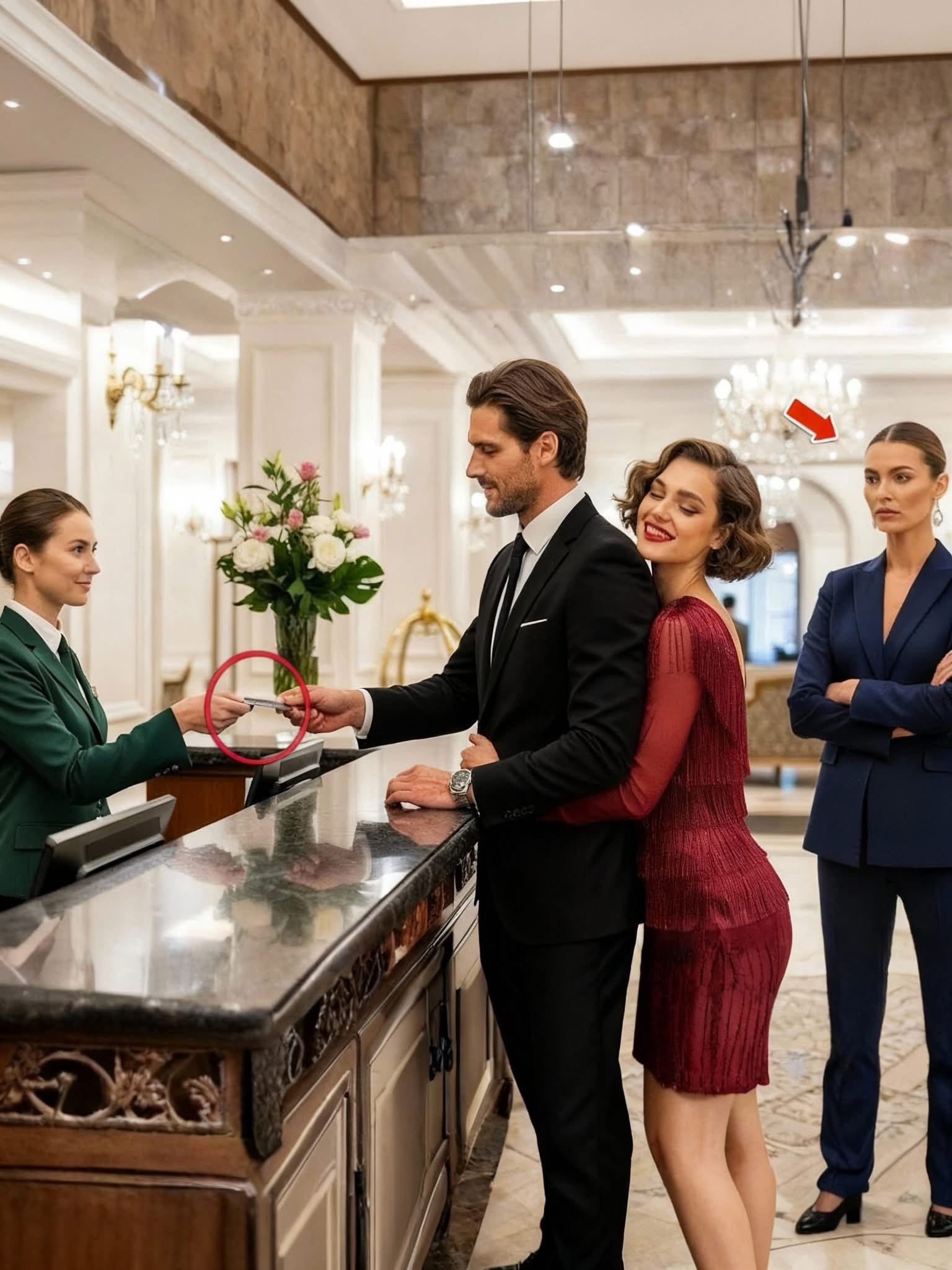 Er hatte seine Geliebte in ein Fünf-Sterne-Hotel mitgenommen…