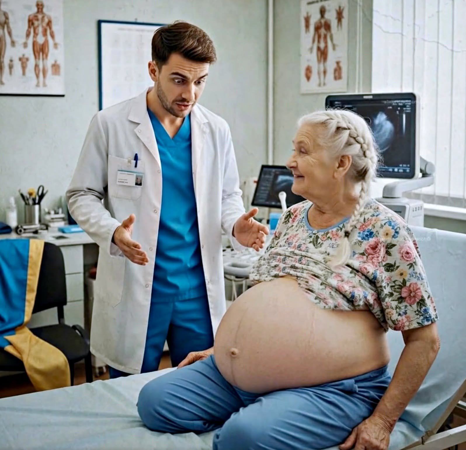 Larissa, eine 66-jährige Frau, suchte einen Arzt auf, als die Bauchschmerzen unerträglich wurden.