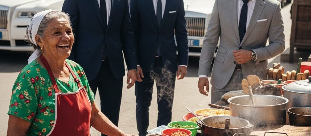 Eine Mexikanerin fütterte obdachlose DRILLINGE – Jahre später bremsten 3 Rolls-Royce an ihrem Essensstand…