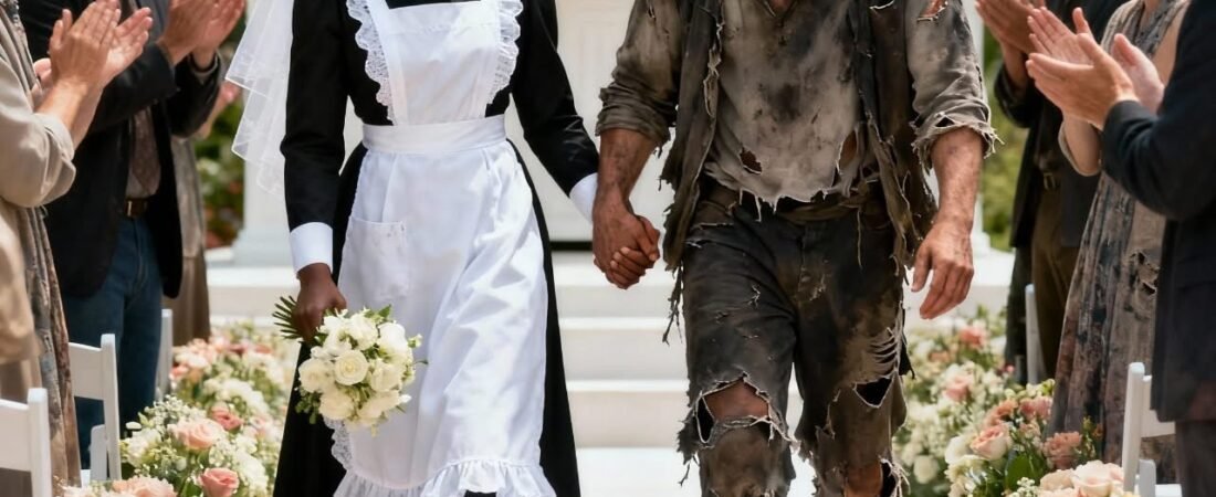 ICH HEIRATETE EINEN OBDACHLOSEN, DEN JEDER BEI UNSERER HOCHZEIT AUSGELACHT.