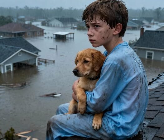 DAS DACH, DER STURM UND DER JUNGE