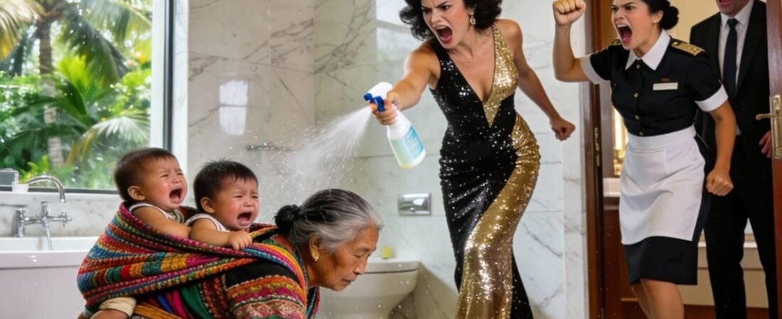 Ich kam von einer Reise zurück und fand meine Frau dabei, wie sie meine Mutter zwang, das Badezimmer auf den Knien zu reinigen